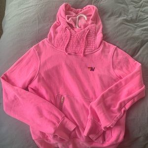 Aviator Nation Ninja Hoodie in Hot Pink Size small